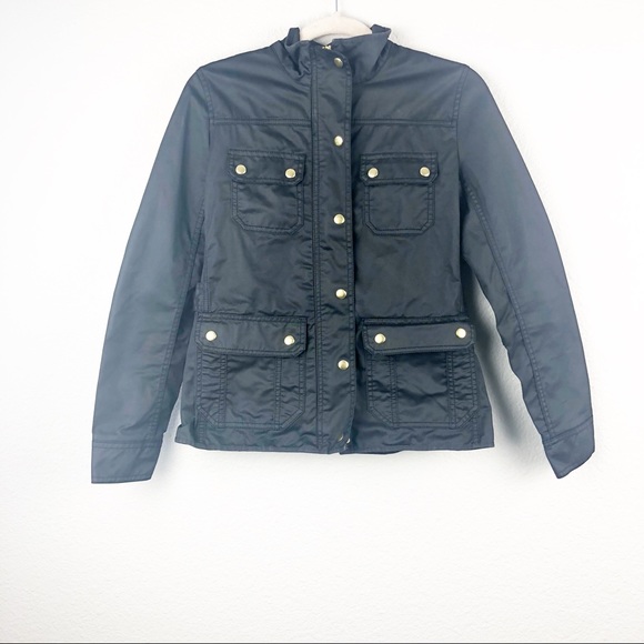 J. Crew Jackets & Blazers - J. Crew  Black The Downtown Military Jacket XS